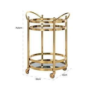 Carrello Hendricks in Oro Rich