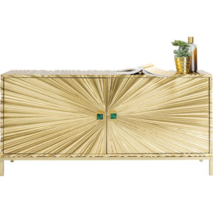 Credenza Illuminata Oro 160x40xh80cm