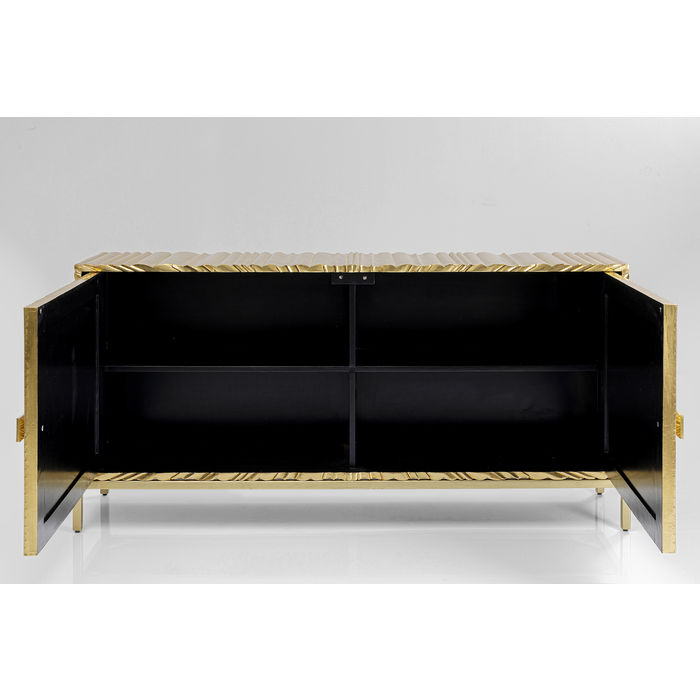 Credenza Illuminata Oro 160x40xh80cm - immagine 4