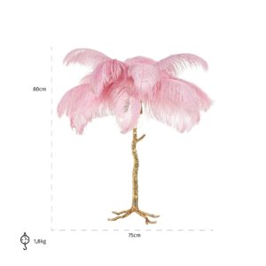 Lume Albero D'oro Rosa D75xH80cm