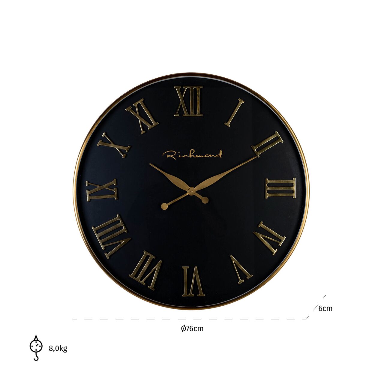 Orologio Oronero Tondo D76cm