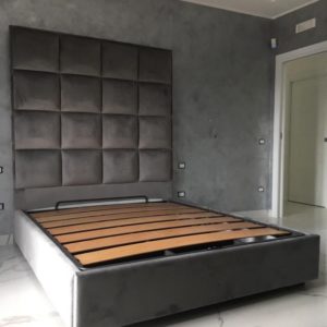 Letto Muraglia Tortora Personalizzabile