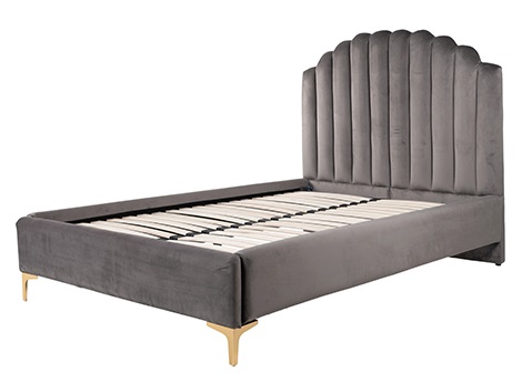 Letto bel Singolo grigio