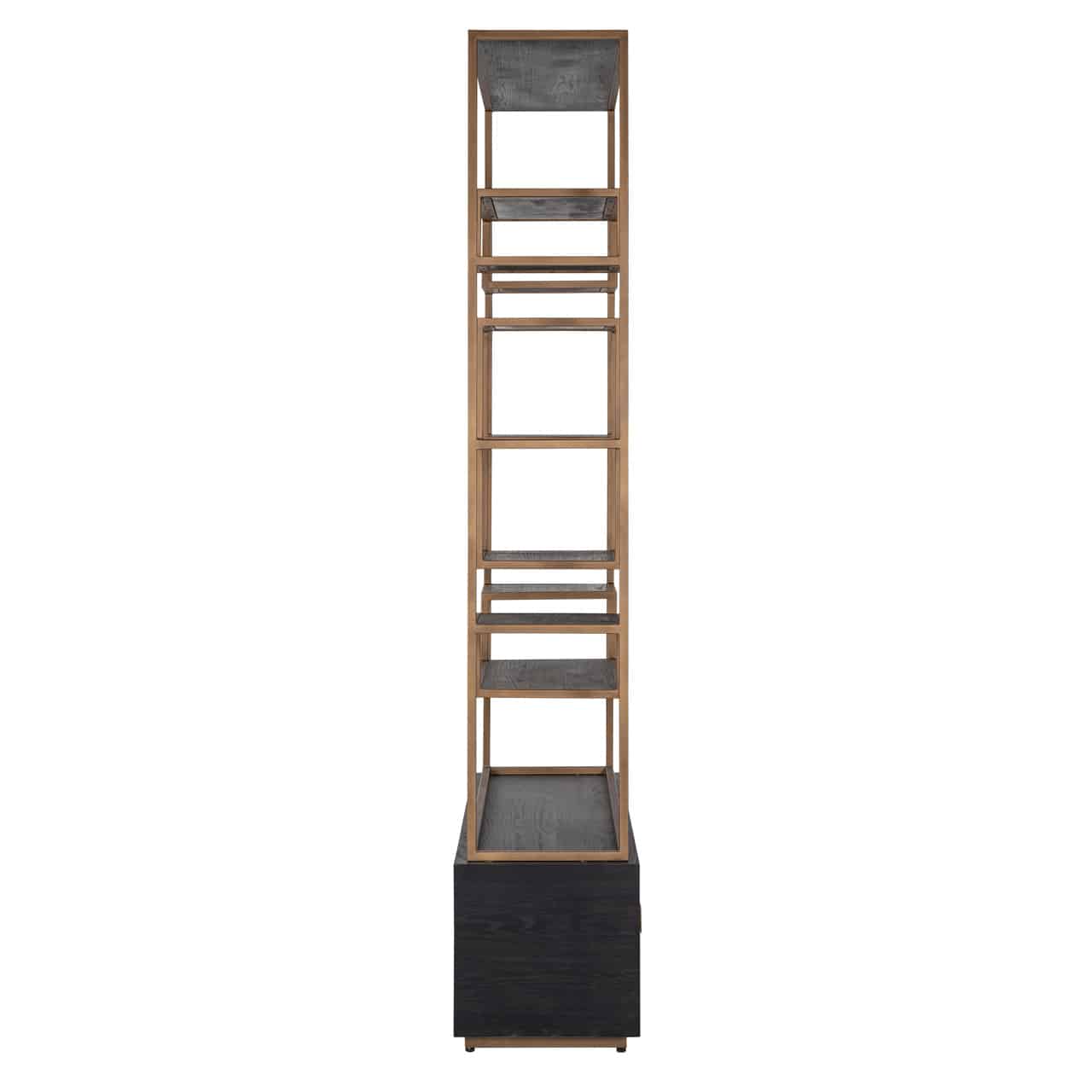 Libreria nero oro - immagine 3