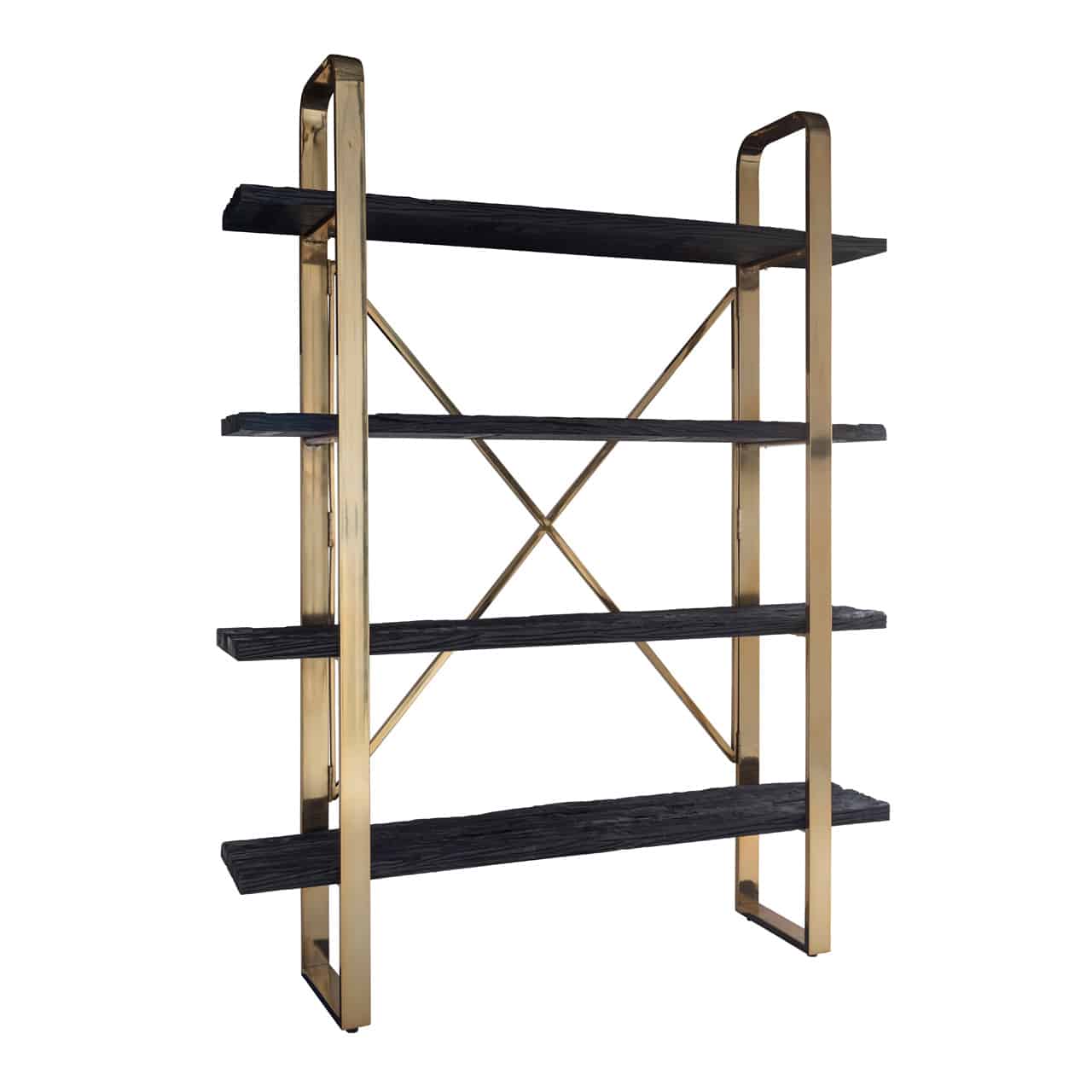 Libreria nero oro - immagine 4