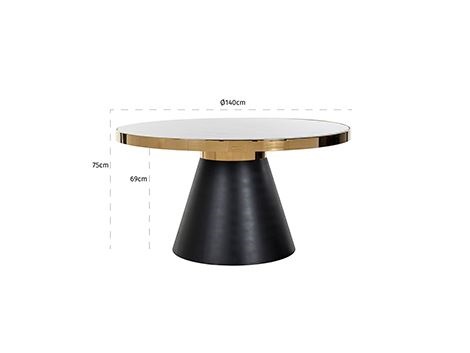 Tavolo Tondo Odino D140cm - immagine 2