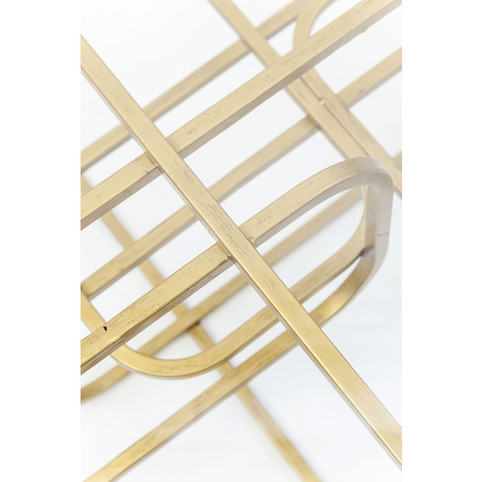 Tavolino oro satinato meandri - immagine 2