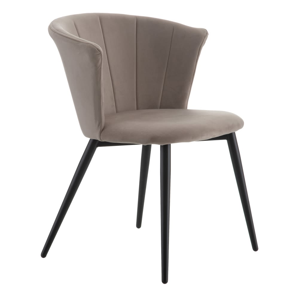Sedia Terciopelo Tessuto Grigio