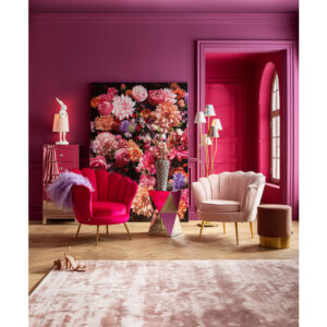 Quadro in tela fiori 140x200