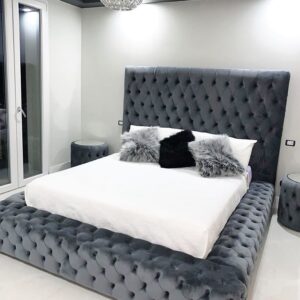 letto KING DOPPIO BOTTONE E POUF