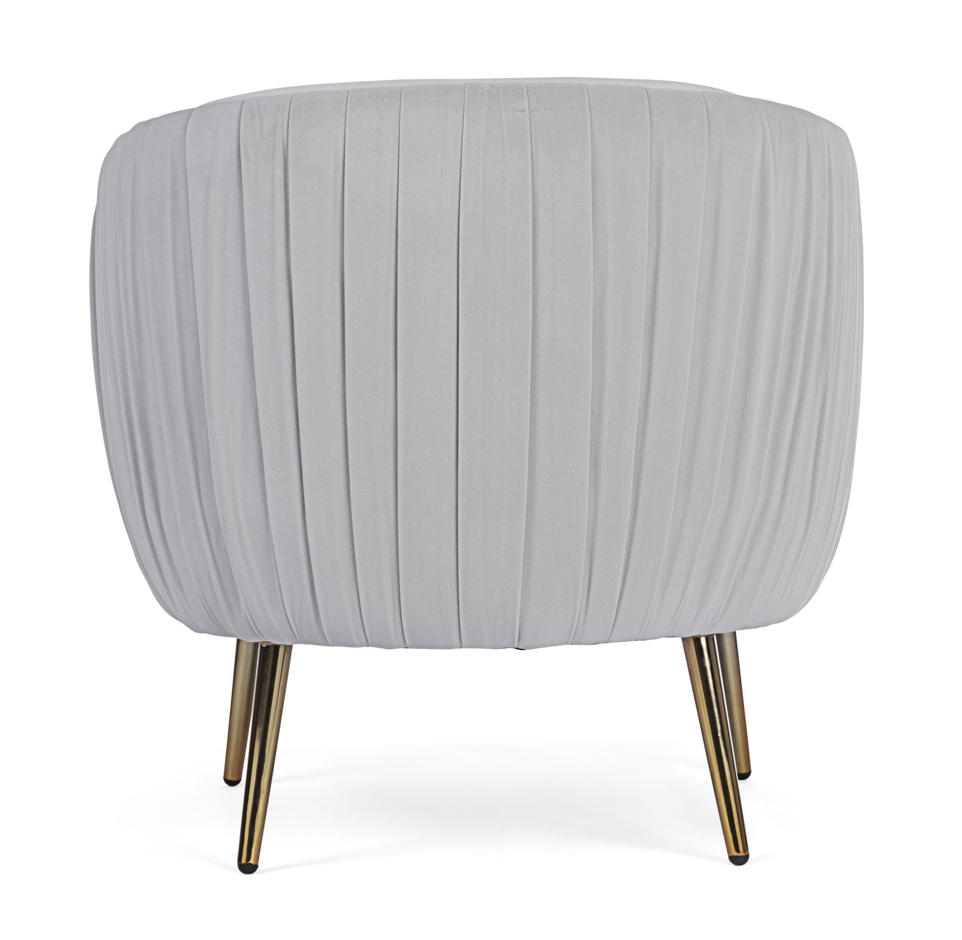 POLTRONA GRIGIO CHIARO BIZ - immagine 2