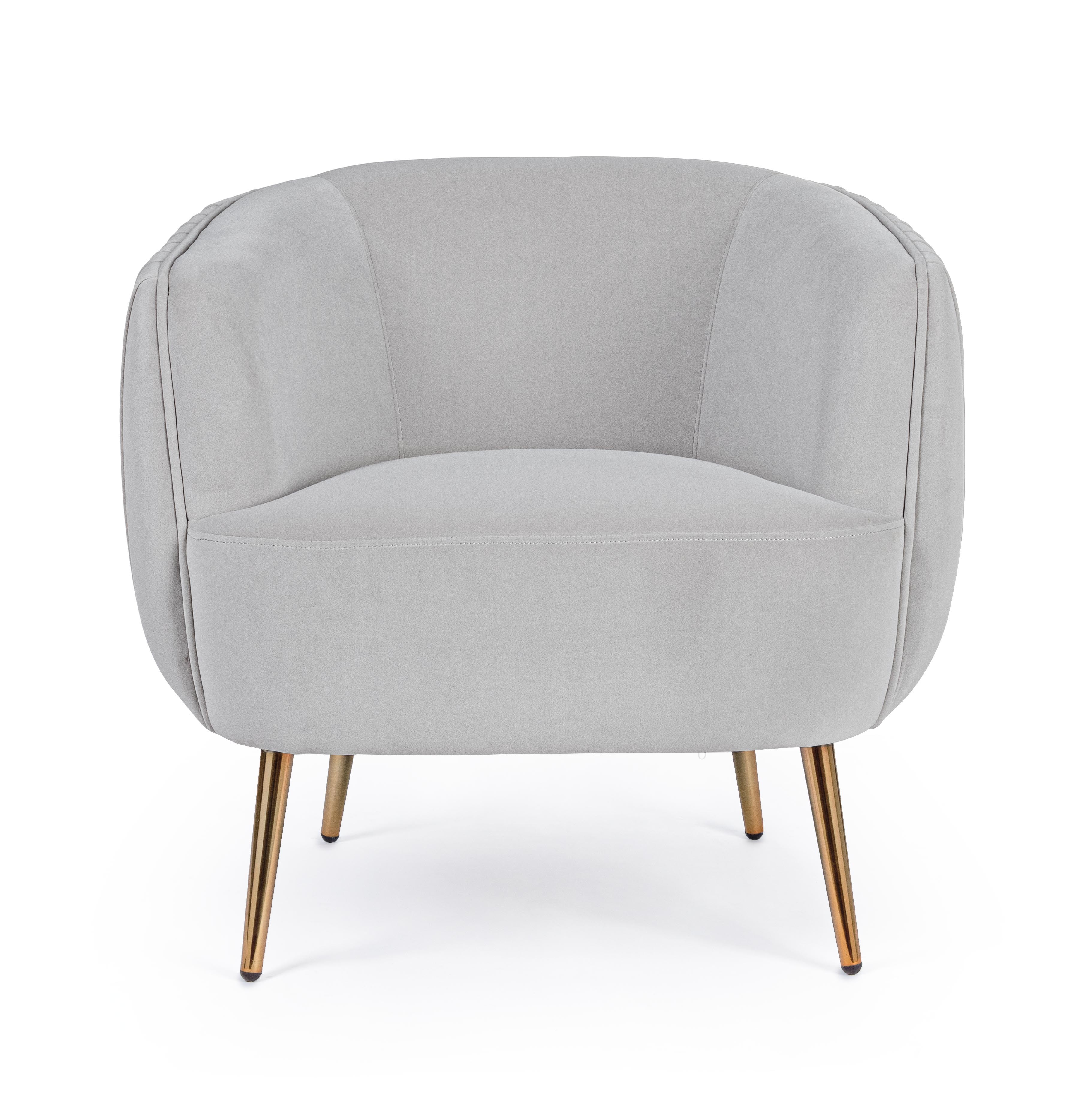 POLTRONA GRIGIO CHIARO BIZ - immagine 3