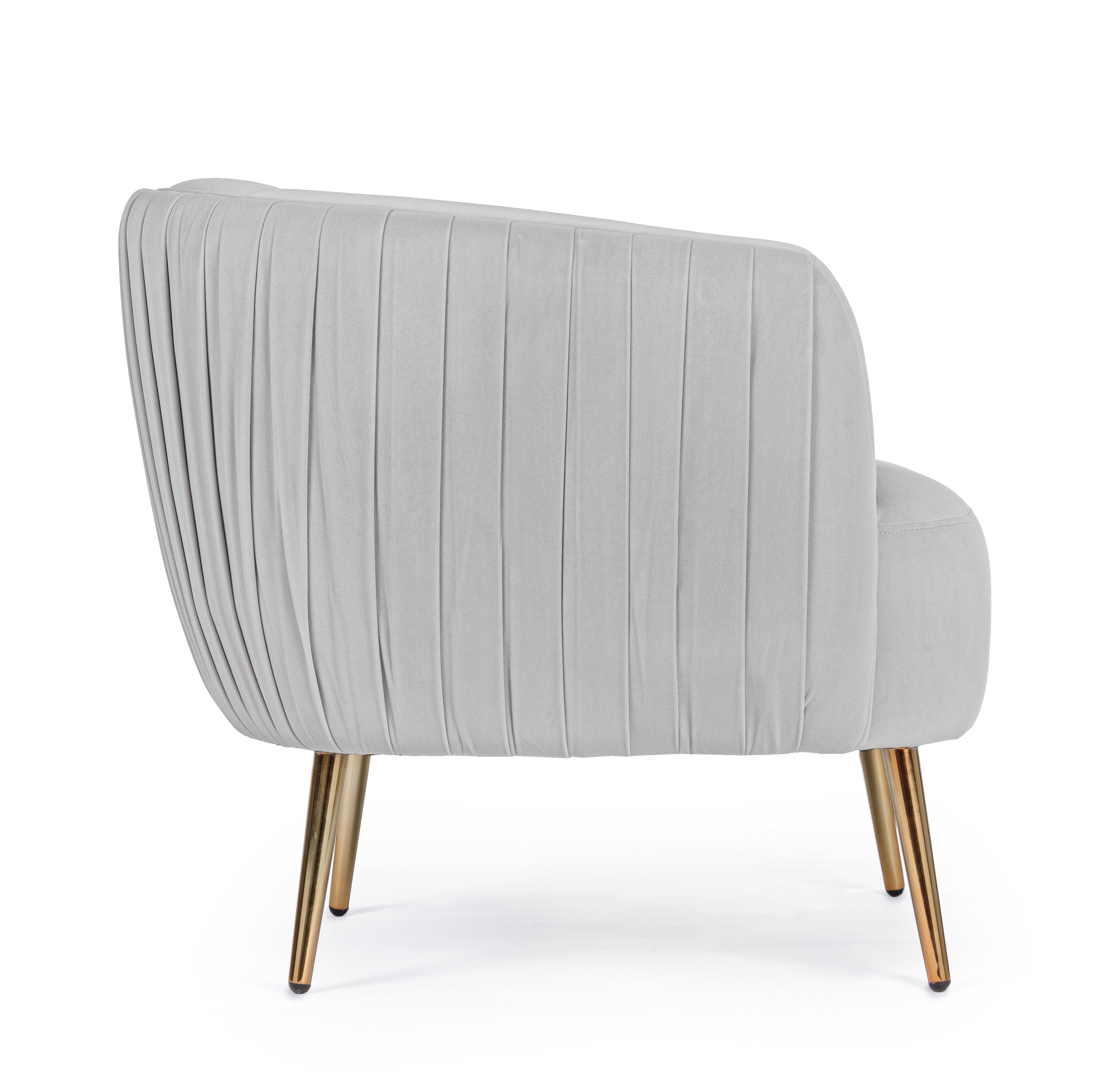 POLTRONA GRIGIO CHIARO BIZ - immagine 4