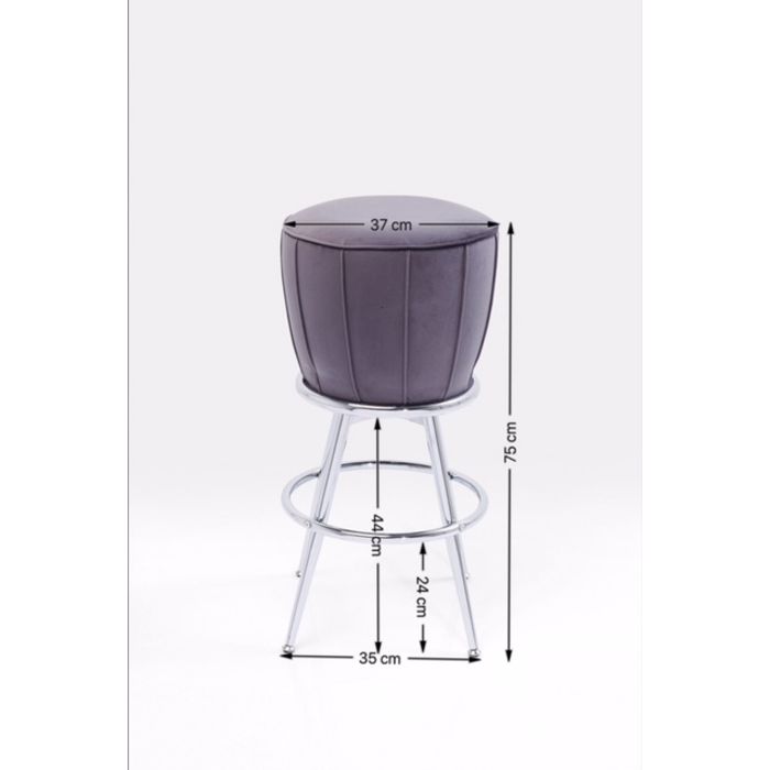 Sgabello "dopolavoro" Grigio - immagine 2