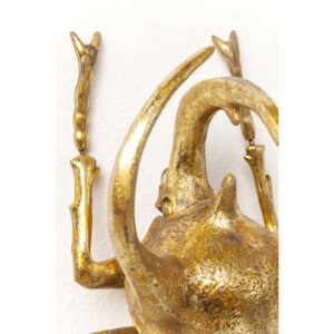 Statua Scarabeo Oro 26x15xH36cm