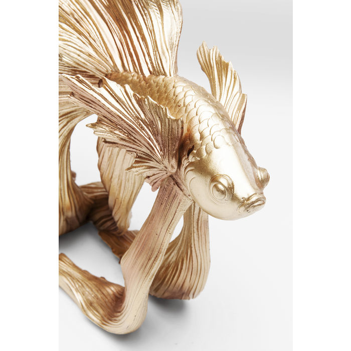 statua pesce oro piccolo - immagine 7