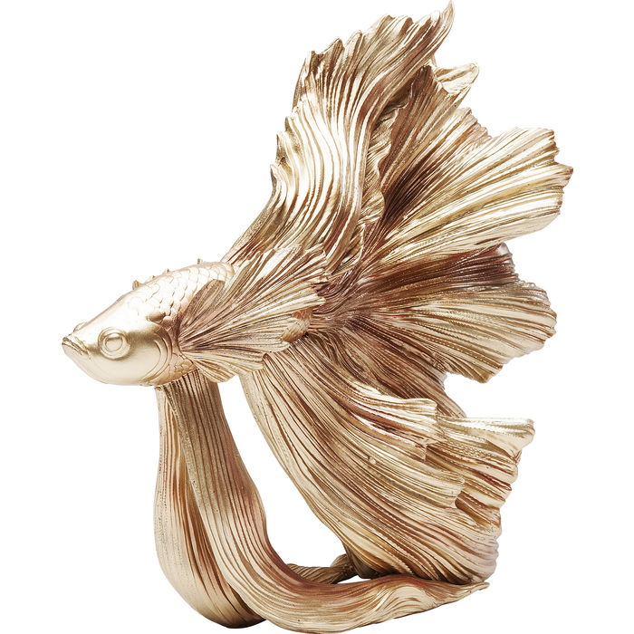 statua pesce oro piccolo - immagine 4