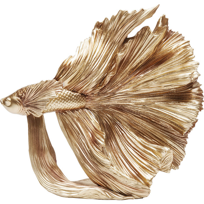 statua pesce oro piccolo