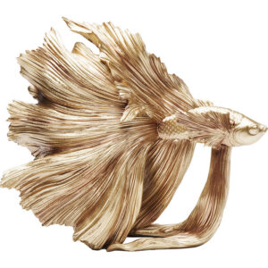 Scultura Little Pesce Oro 33x14xH37cm