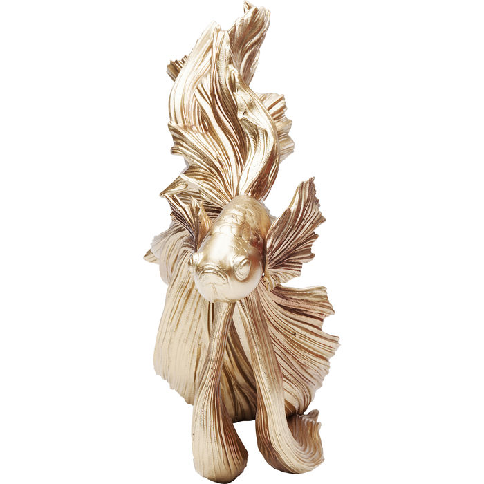 Scultura Little Pesce Oro 33x14xH37cm - immagine 3
