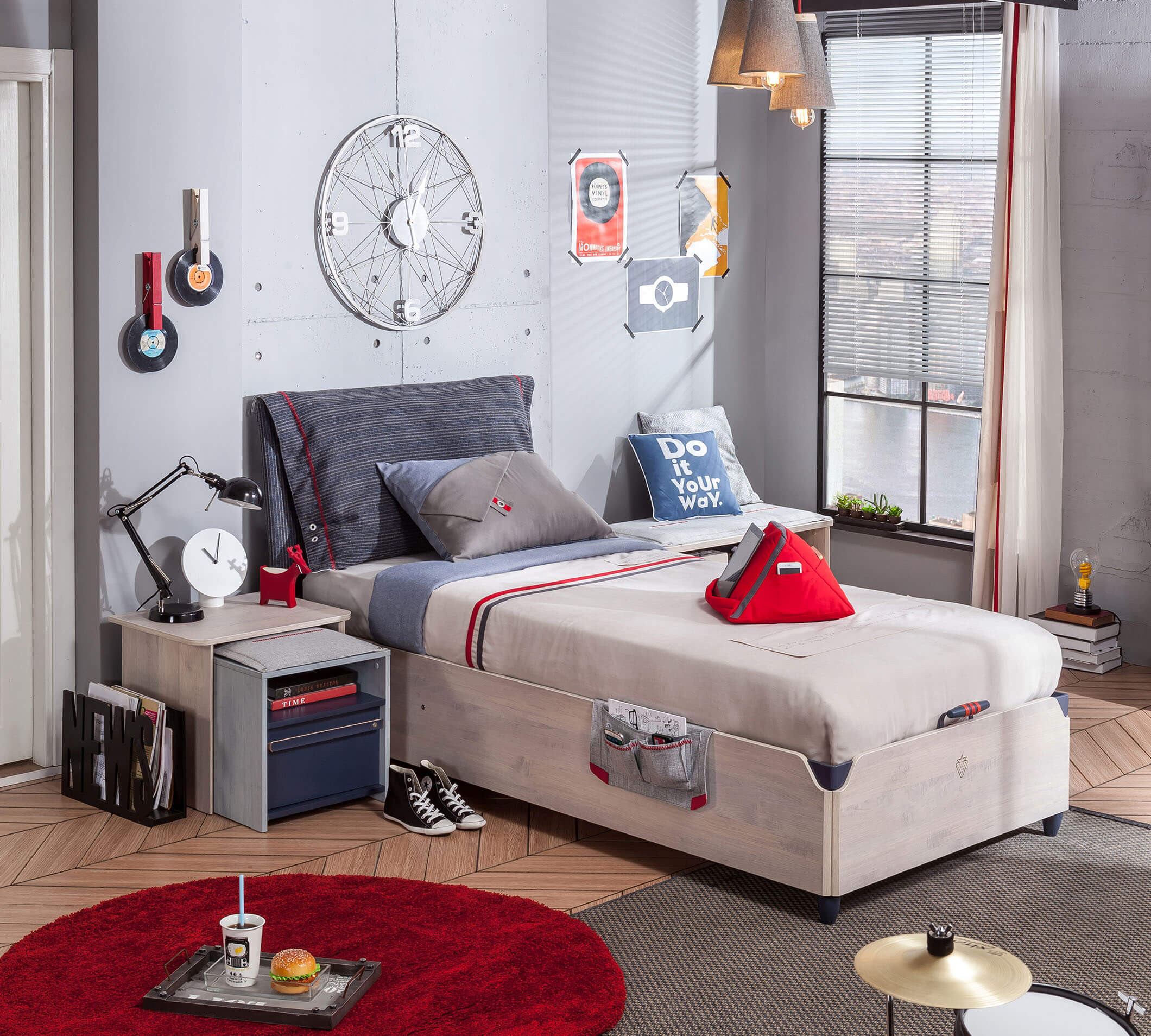 Letto contenitore College
