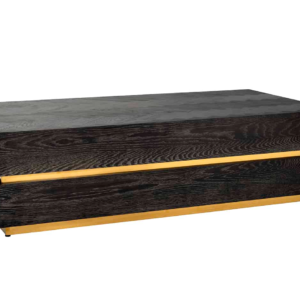 Tavolino Blackbone oro Rich. 150x80