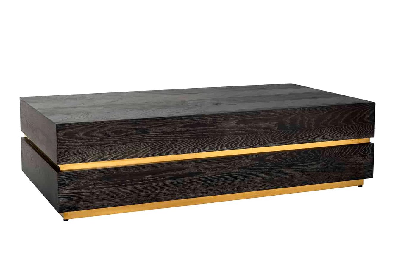 Tavolino Blackbone oro Rich. 150x80