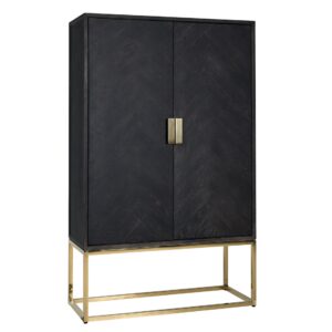 CREDENZA BLACKBONE 2 ANTE ORO RICH.