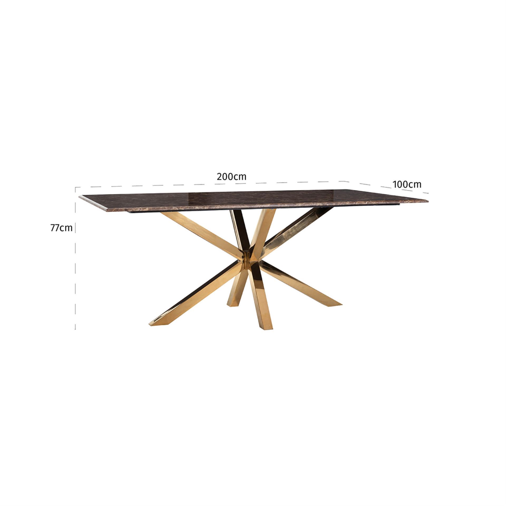 Tavolo Conrad 200x100xH76cm - immagine 4