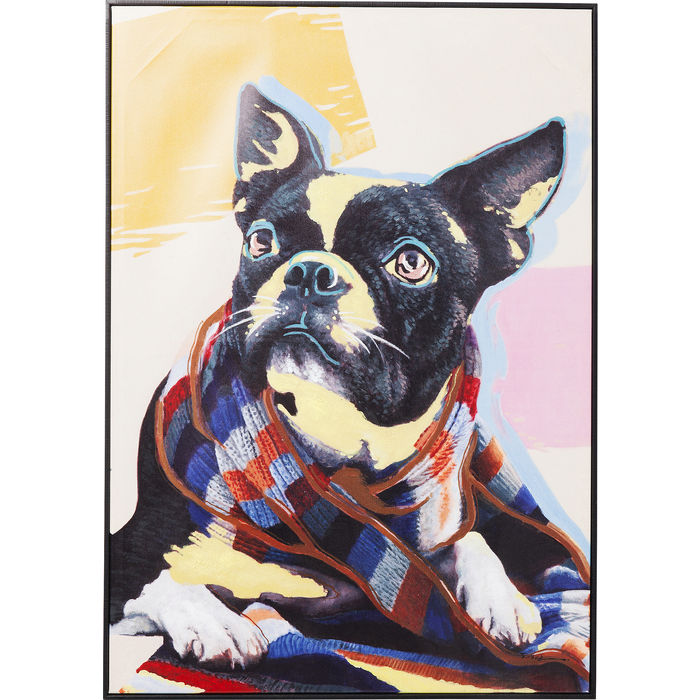 ULTIMO Quadro dog winter K 107x72cm