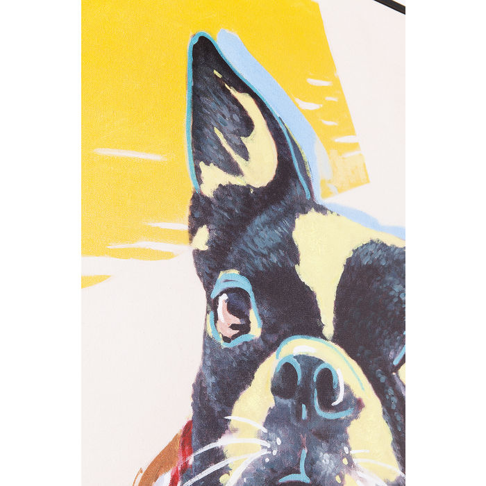 ULTIMO Quadro dog winter K 107x72cm - immagine 4