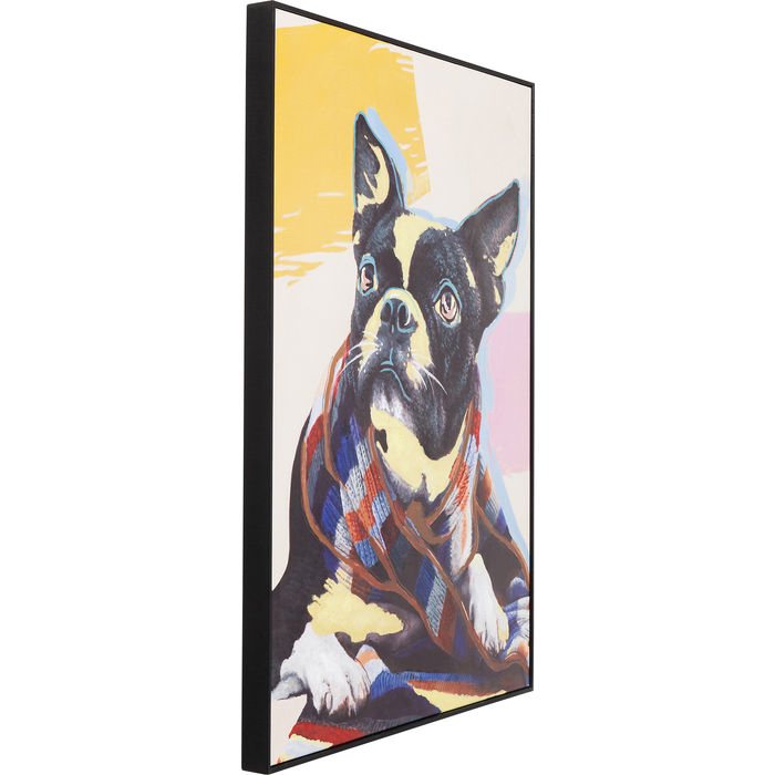 ULTIMO Quadro dog winter K 107x72cm - immagine 5