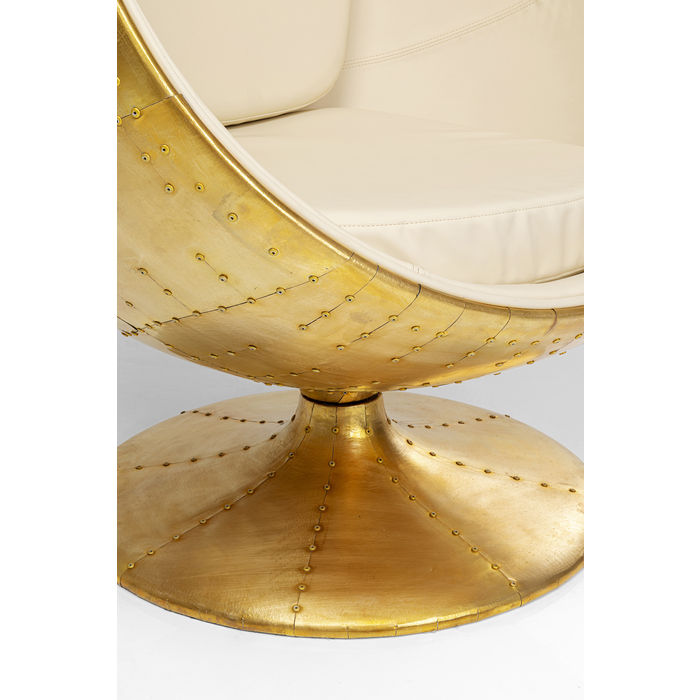 Poltrona Uovo gold girevole (disponibile luglio 2024) - immagine 2