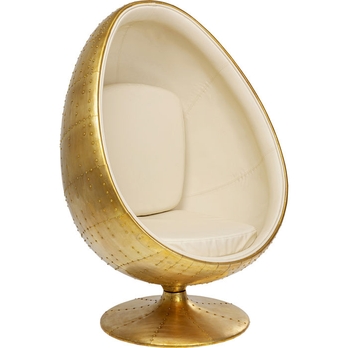 Poltrona Uovo gold girevole (disponibile luglio 2024) - immagine 5