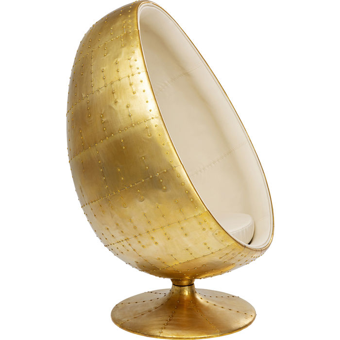 Poltrona Uovo gold girevole (disponibile luglio 2024) - immagine 4