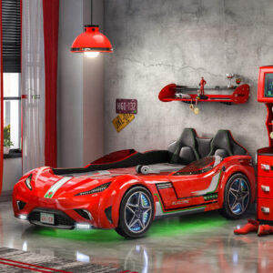 Letto Auto Champion Rosso 190x95cm