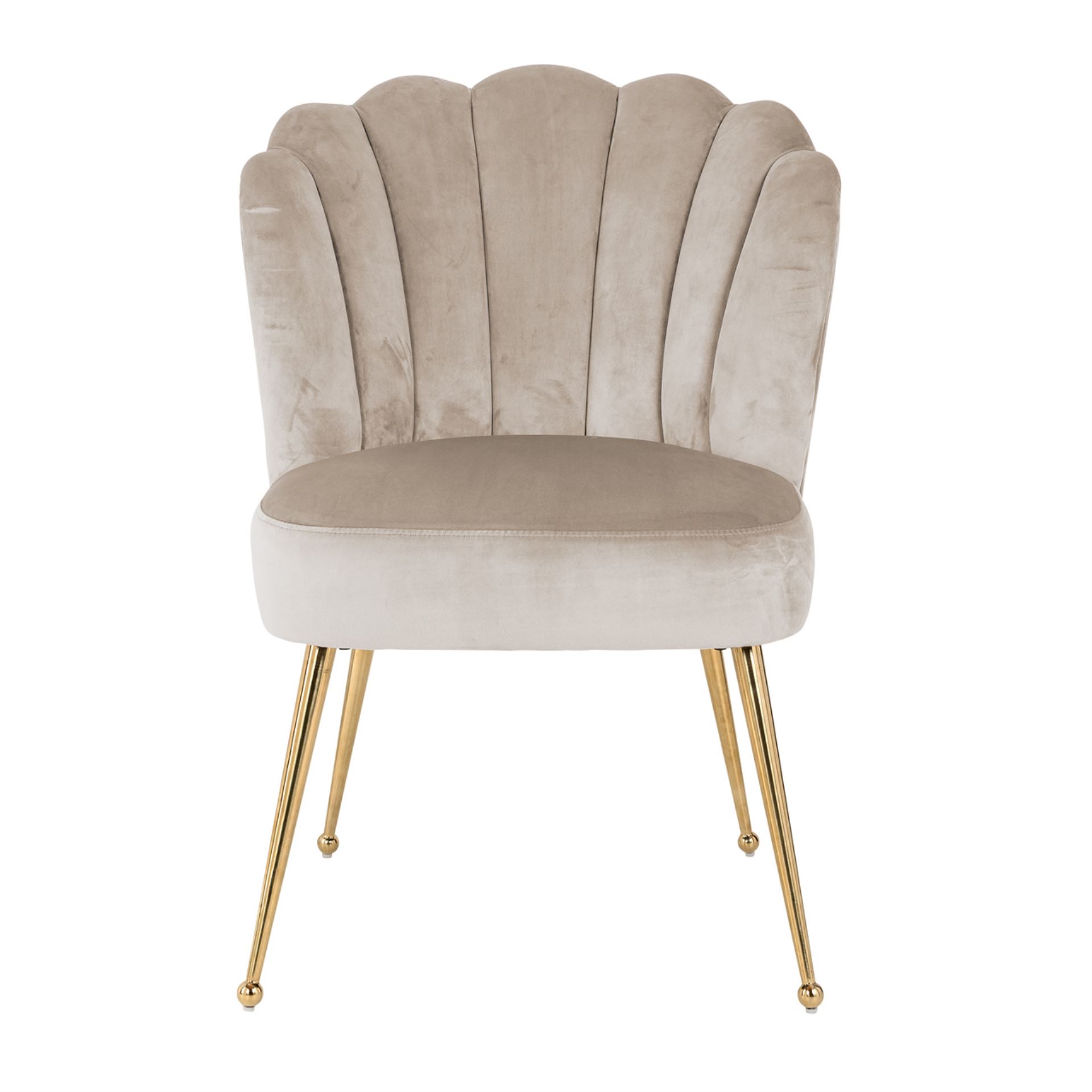 Sedia conchiglia khaki Rich. - immagine 4