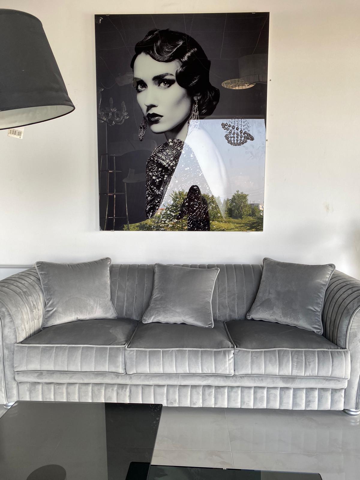 Divano fascia grigio - immagine 4