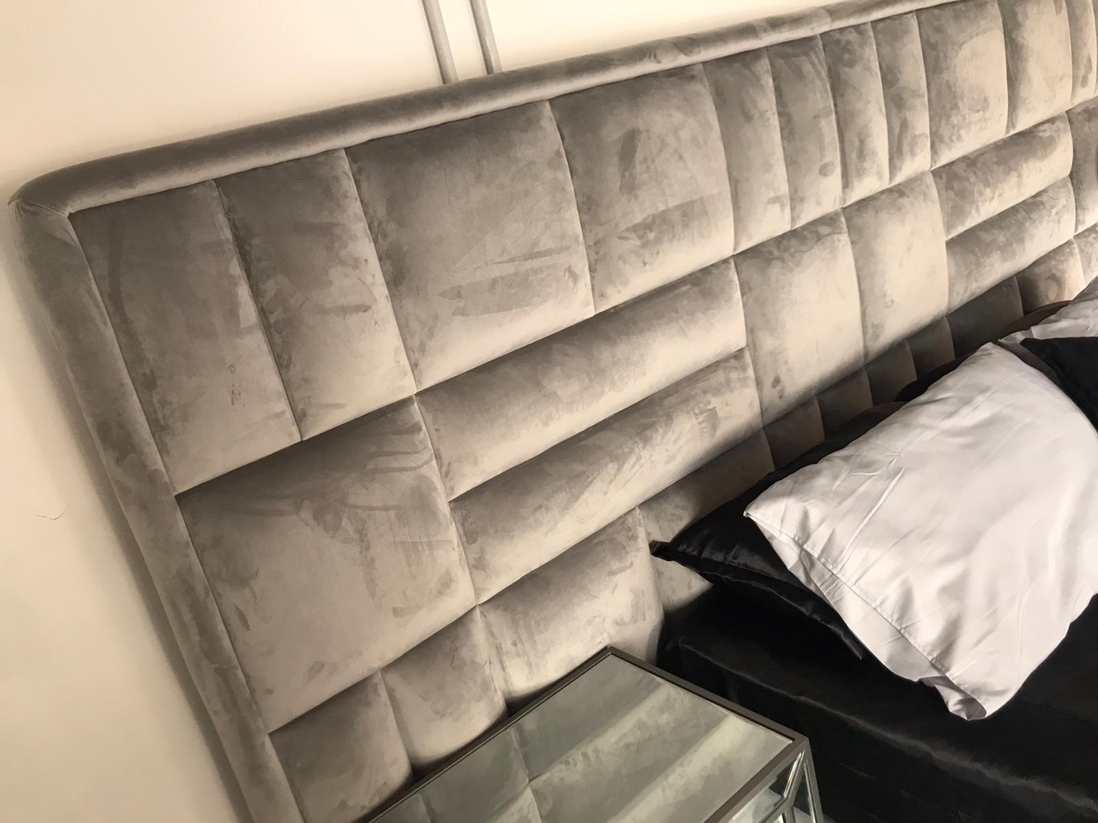 Letto matrimoniale grigio - immagine 3