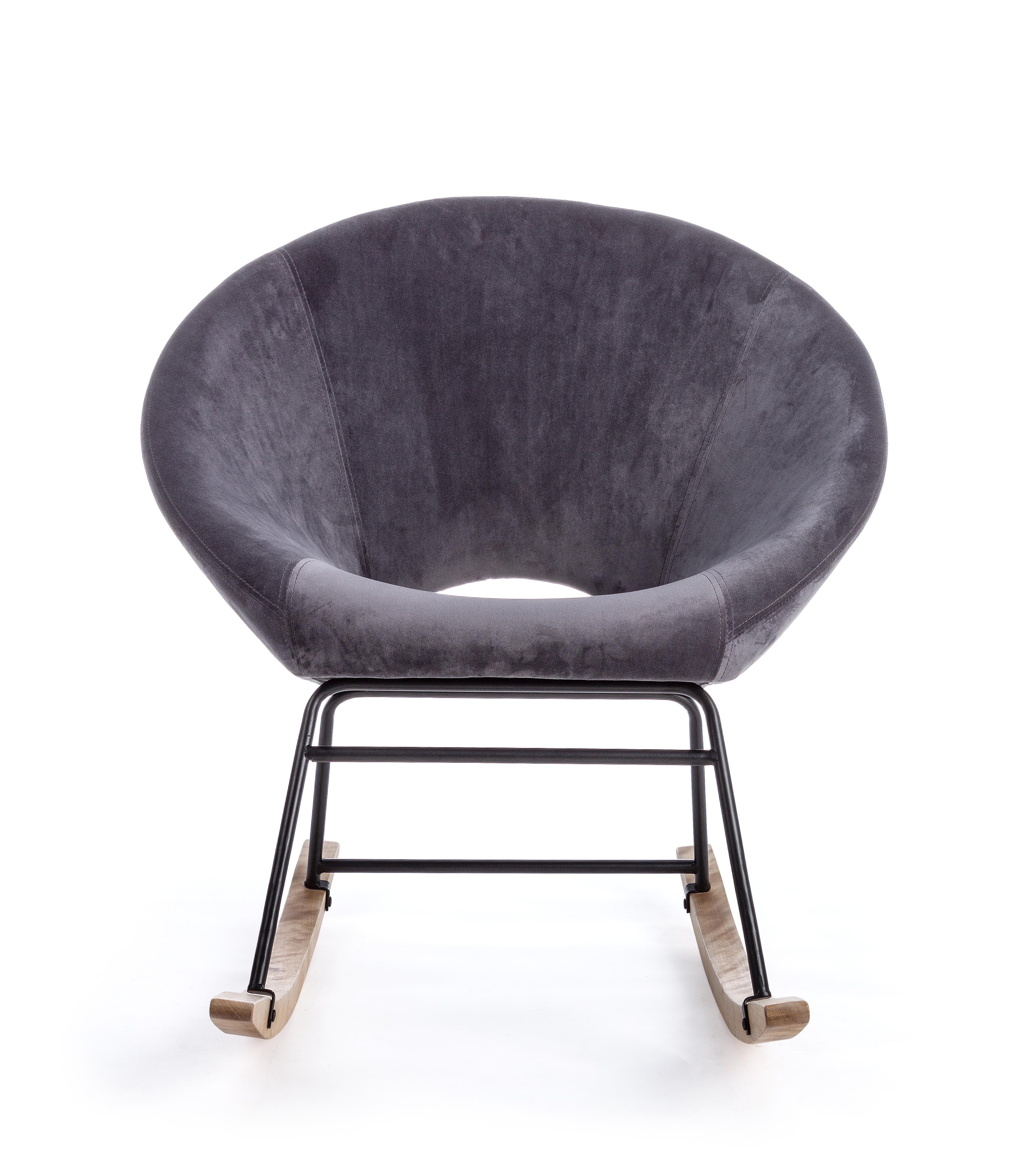 Sedia a dondolo Anita Biz. grigio - immagine 2