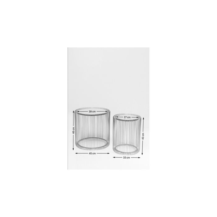 Set tavolini rame K Ø44/33cm - immagine 5