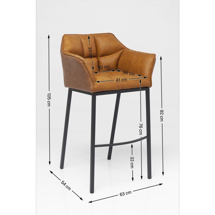 Sgabello marrone K - immagine 6