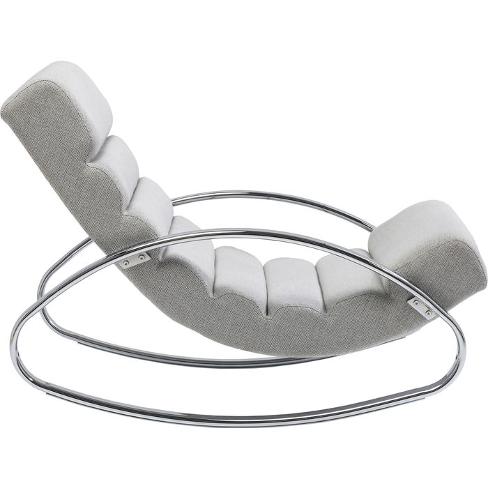 Sedia a dondolo NewYork grigio-beige - immagine 3