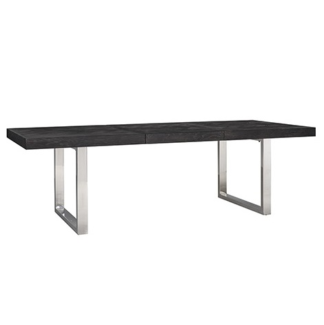 Tavolo Allungabile Blackbone Silver 195(265cm)x100xH76cm
