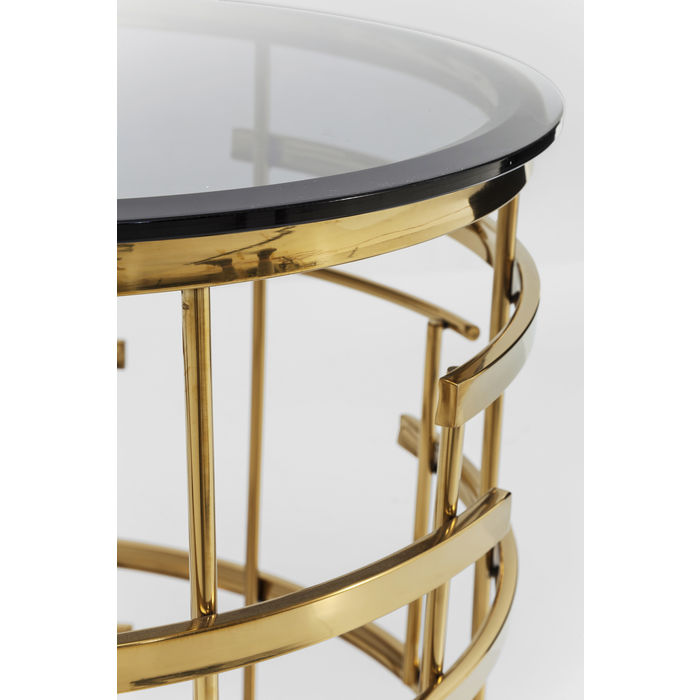 Tavolino tondo oro JEY Ø55cm - immagine 7