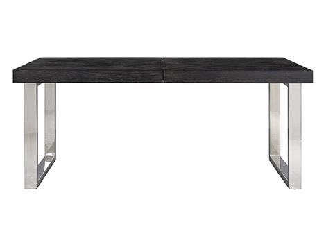 Tavolo Allungabile Blackbone Silver 195(265cm)x100xH76cm - immagine 9
