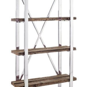 Libreria statton legno e acciaio