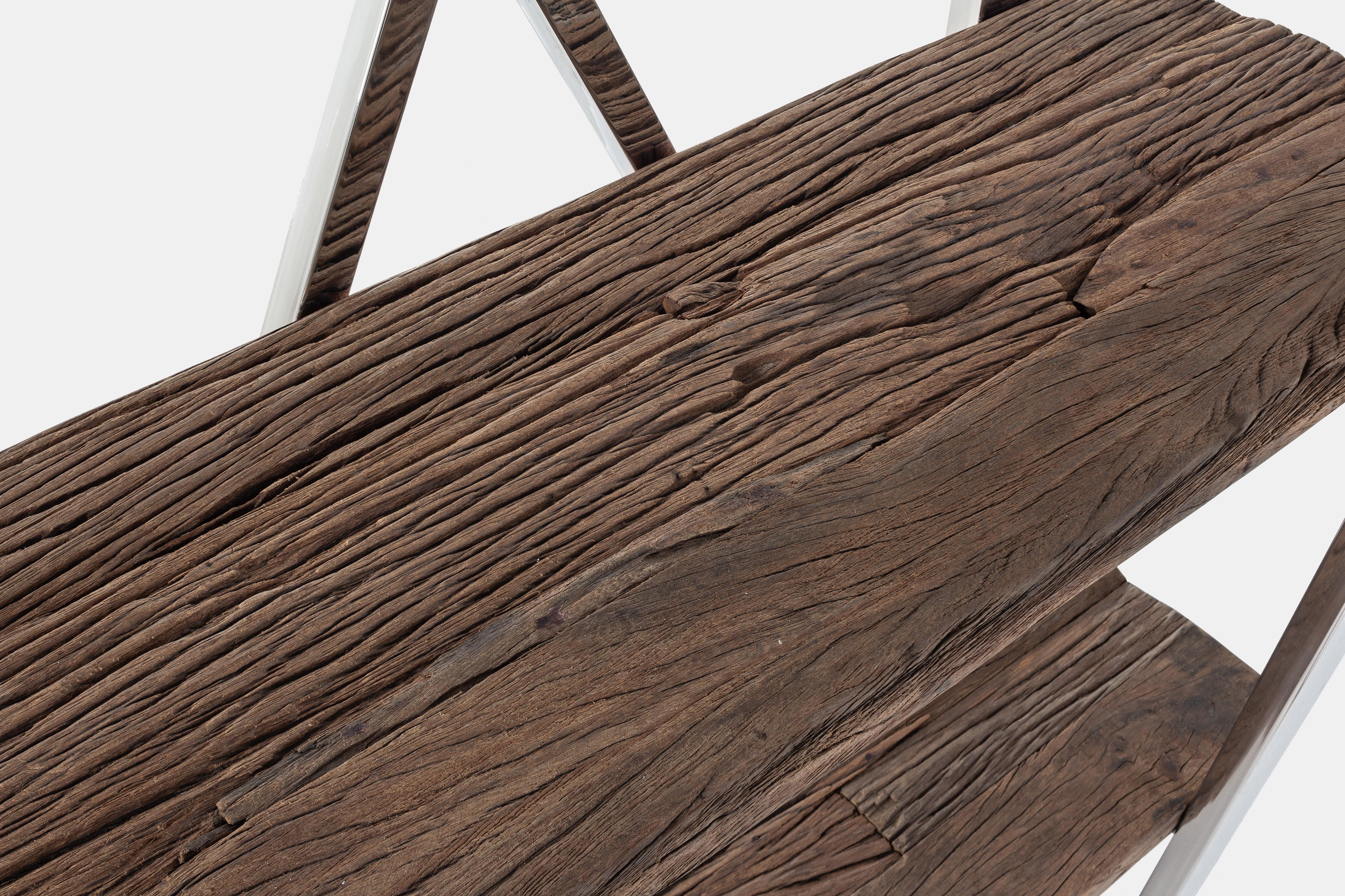 Libreria statton legno e acciaio - immagine 2