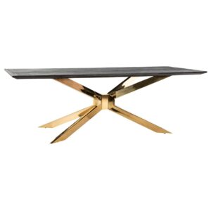 Tavolo da pranzo Blackbone Matrix oro 240x100