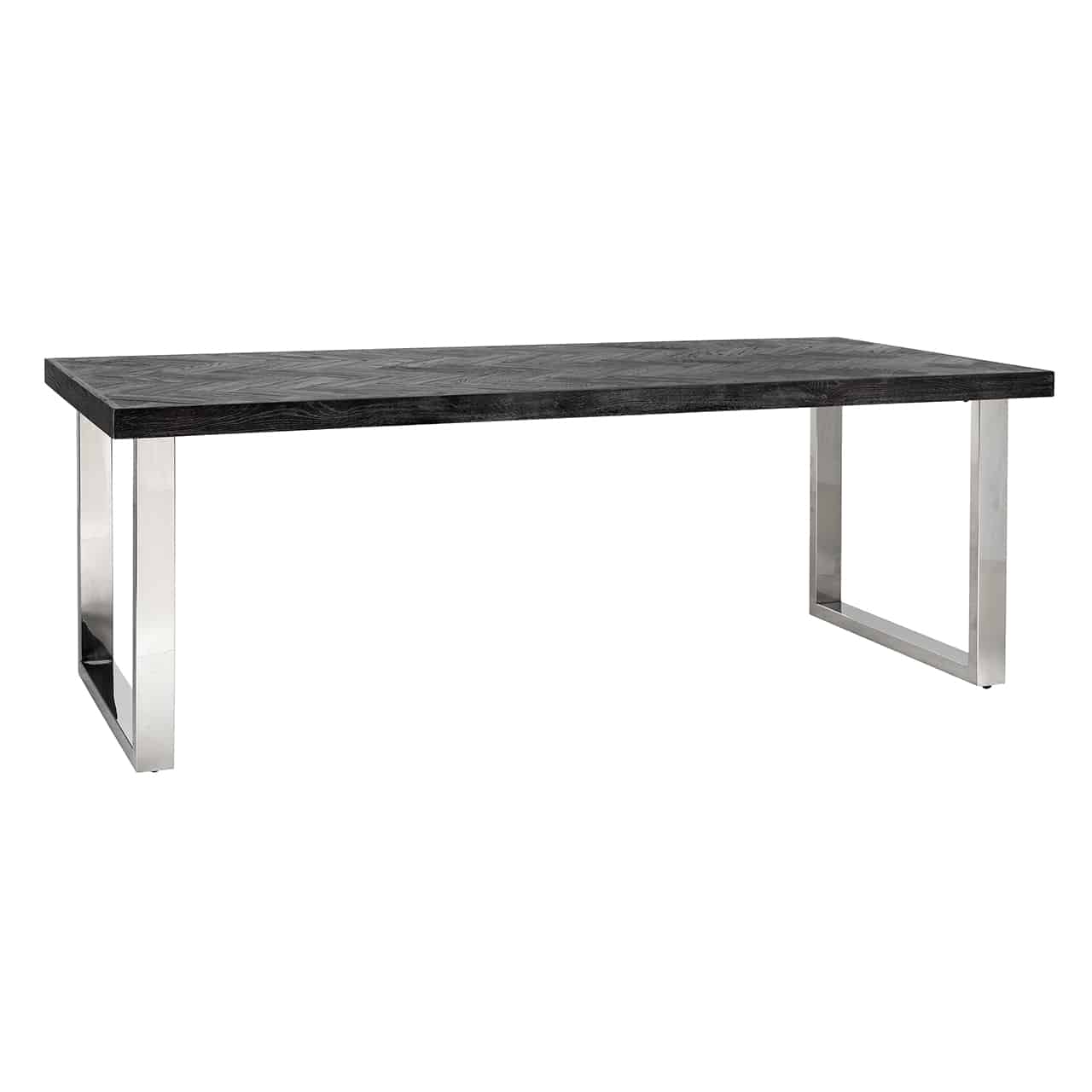 Tavolo Blackbone 220x100xH76cm silver